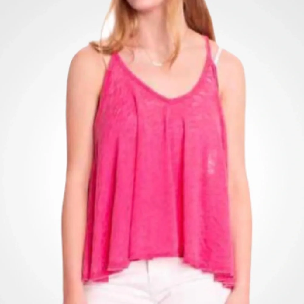 🌸New🌸 Free People Oversized Hot Pink Top S NWT